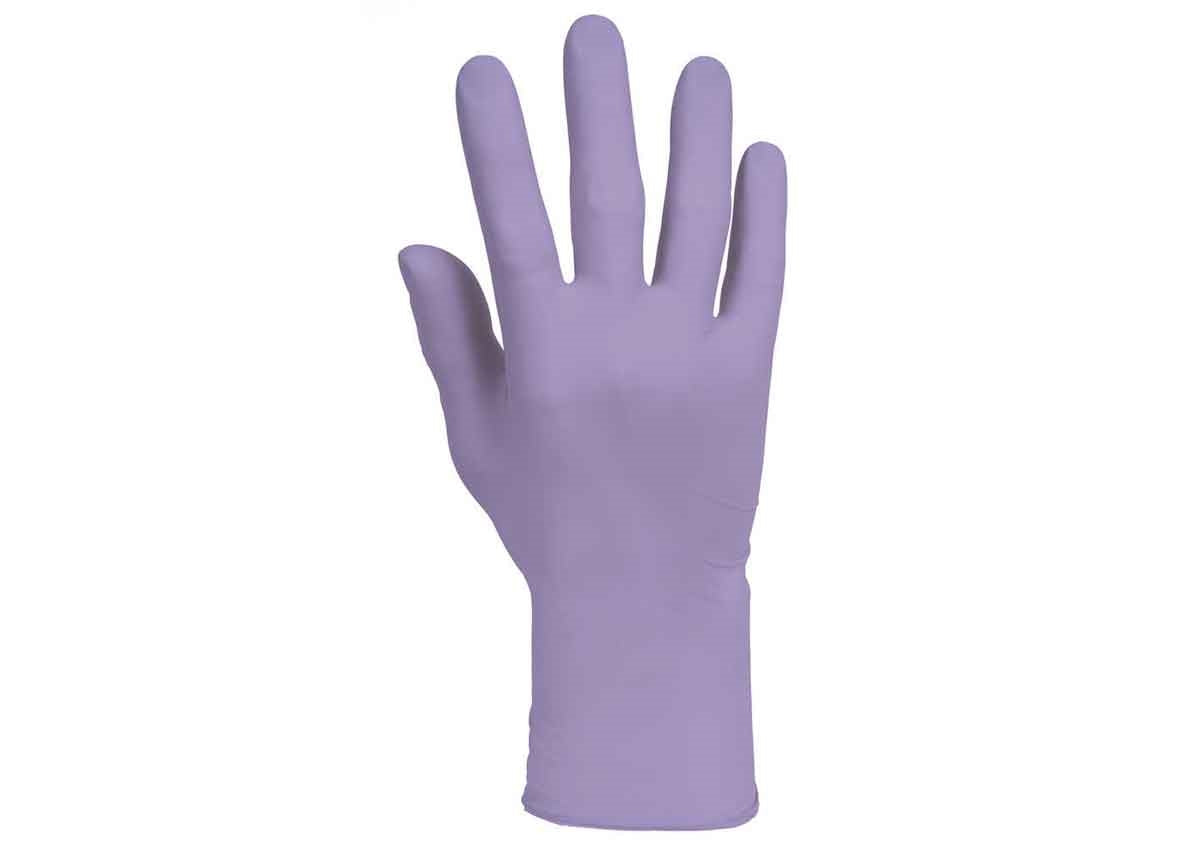 Halyard LAVENDER Nitrile Exam Gloves Medium 250 gloves/box, 10 box/case