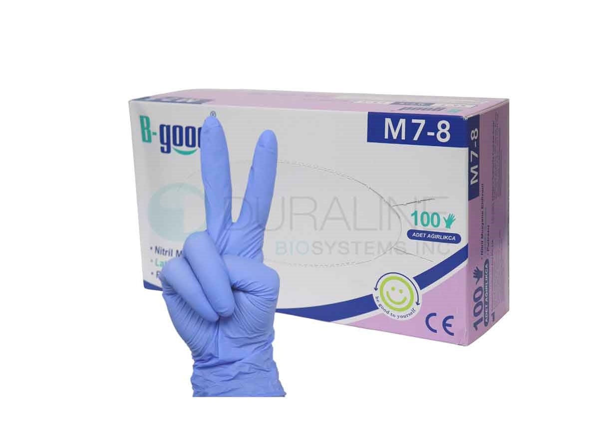 Sempercare B-good Nitrile Gloves, Medium, 100/box, 20 boxes/case