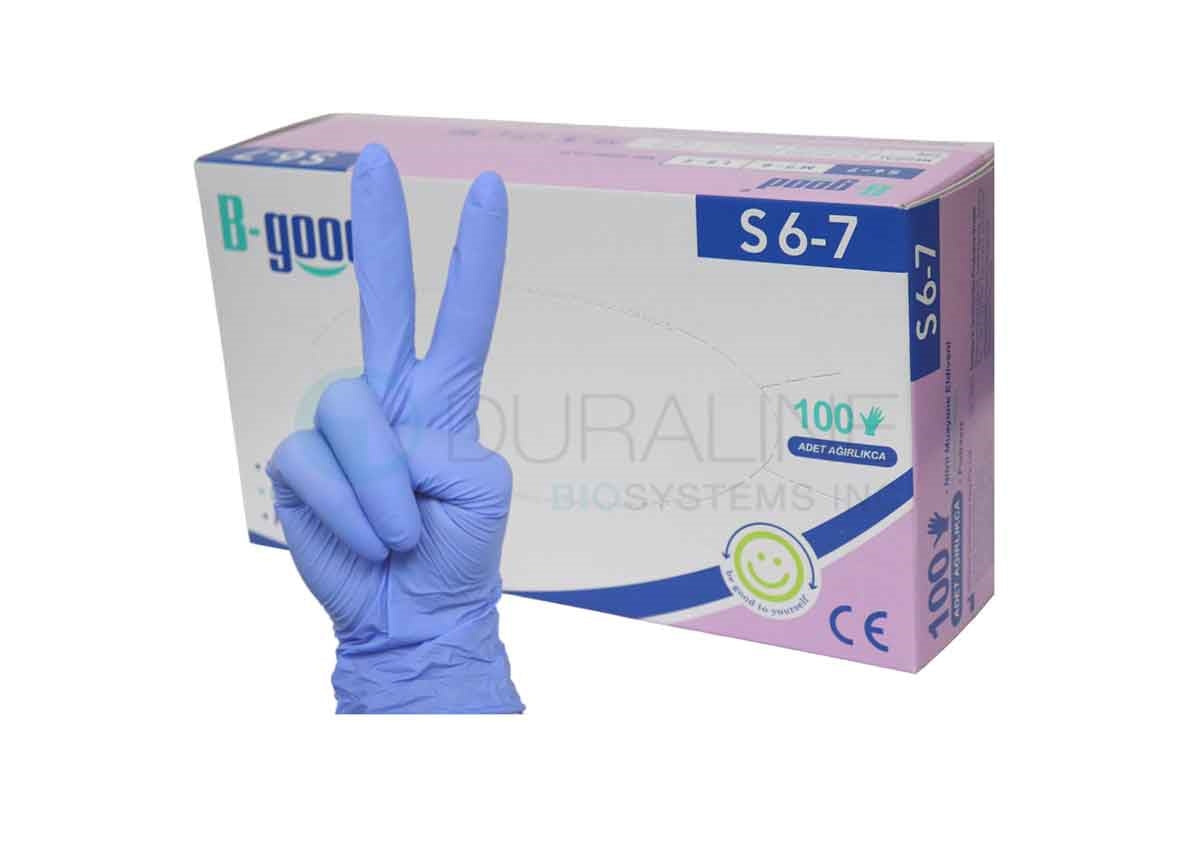 Sempercare B-good Nitrile Gloves, Small, 100/box, 20 boxes/case