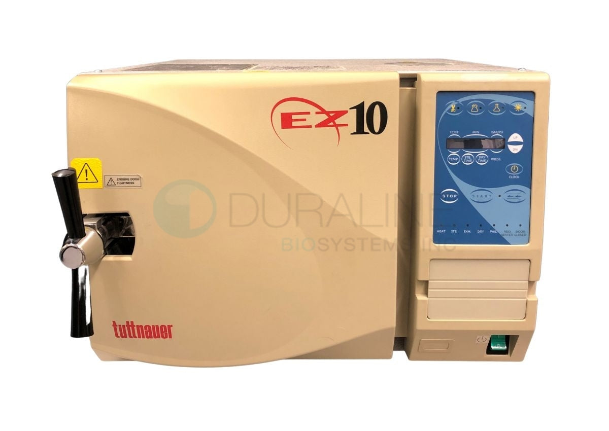 Tuttnauer EZ10 Autoclave, good working condition with 30 day parts and labor warranty