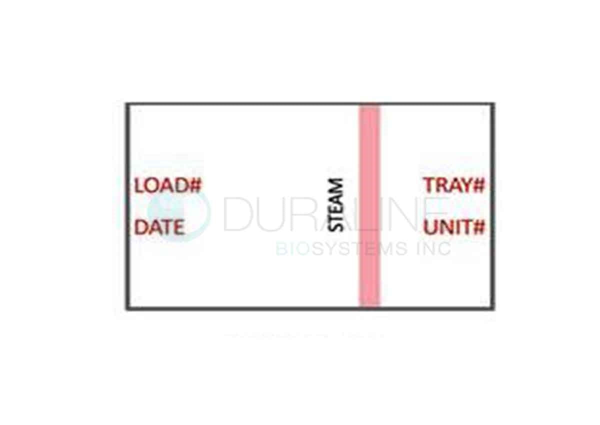 Labelex Sterilization Labels with Tray and Unit Number, Dual-Ply, 500/roll, 12 rolls/pk