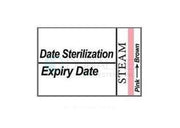 Labelex Autoclave Labels with Expiry Single-Ply 1,000 labels/roll, 12 rolls/pk