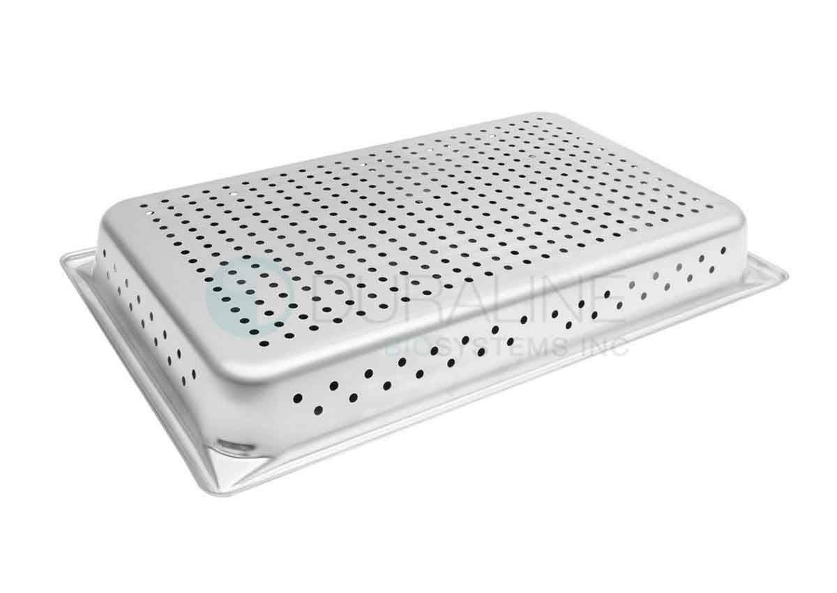 Perforated Tray for Market Forge Sterilematic Steam Autoclave  12” x 20” x 2-1/2”