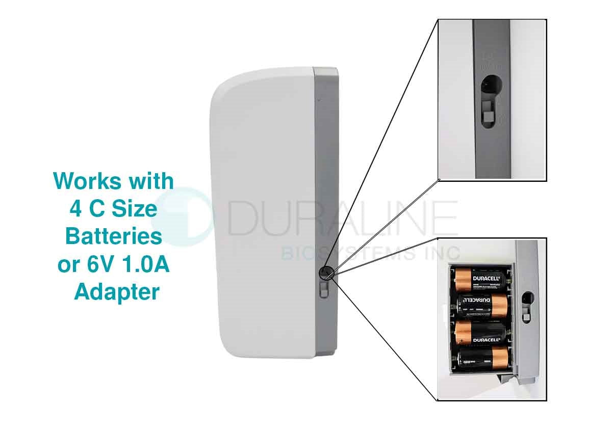 DuraCleanse Foaming Hand Soap Dispenser, Automatic Sanitizer Dispenser, Touchless, 1000mL refillable tank