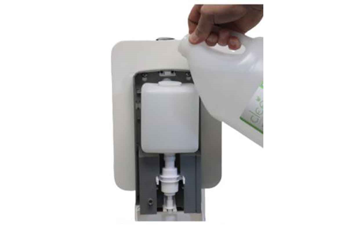 DuraCleanse Liquid Gel Hand Soap Dispenser, Automatic Liquid Gel Hand Sanitizer Dispenser, Touchless, 1000mL refillable tank