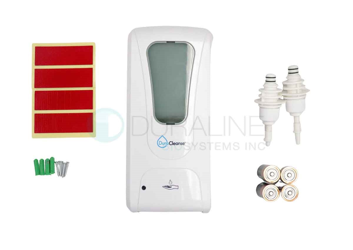 DuraCleanse Liquid Gel Hand Soap Dispenser, Automatic Liquid Gel Hand Sanitizer Dispenser, Touchless, 1000mL refillable tank