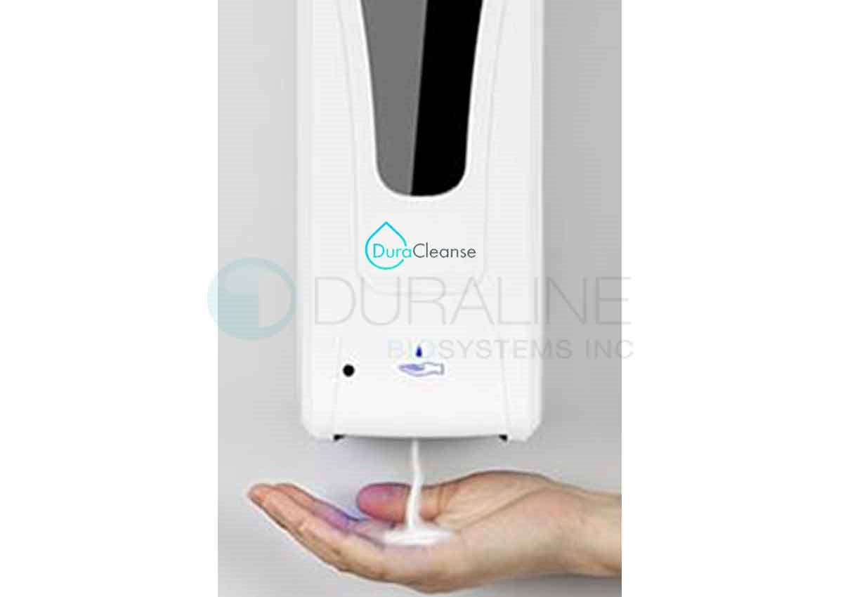 DuraCleanse Liquid Gel Hand Soap Dispenser, Automatic Liquid Gel Hand Sanitizer Dispenser, Touchless, 1000mL refillable tank