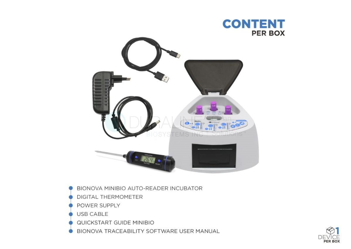 New Tuttnauer 2540M Manual Autoclave Steam Sterilizer & Bionova MiniBio Auto-Reader Starter Kit with Ultra Rapid Biological Indicators, 20 Minute Results