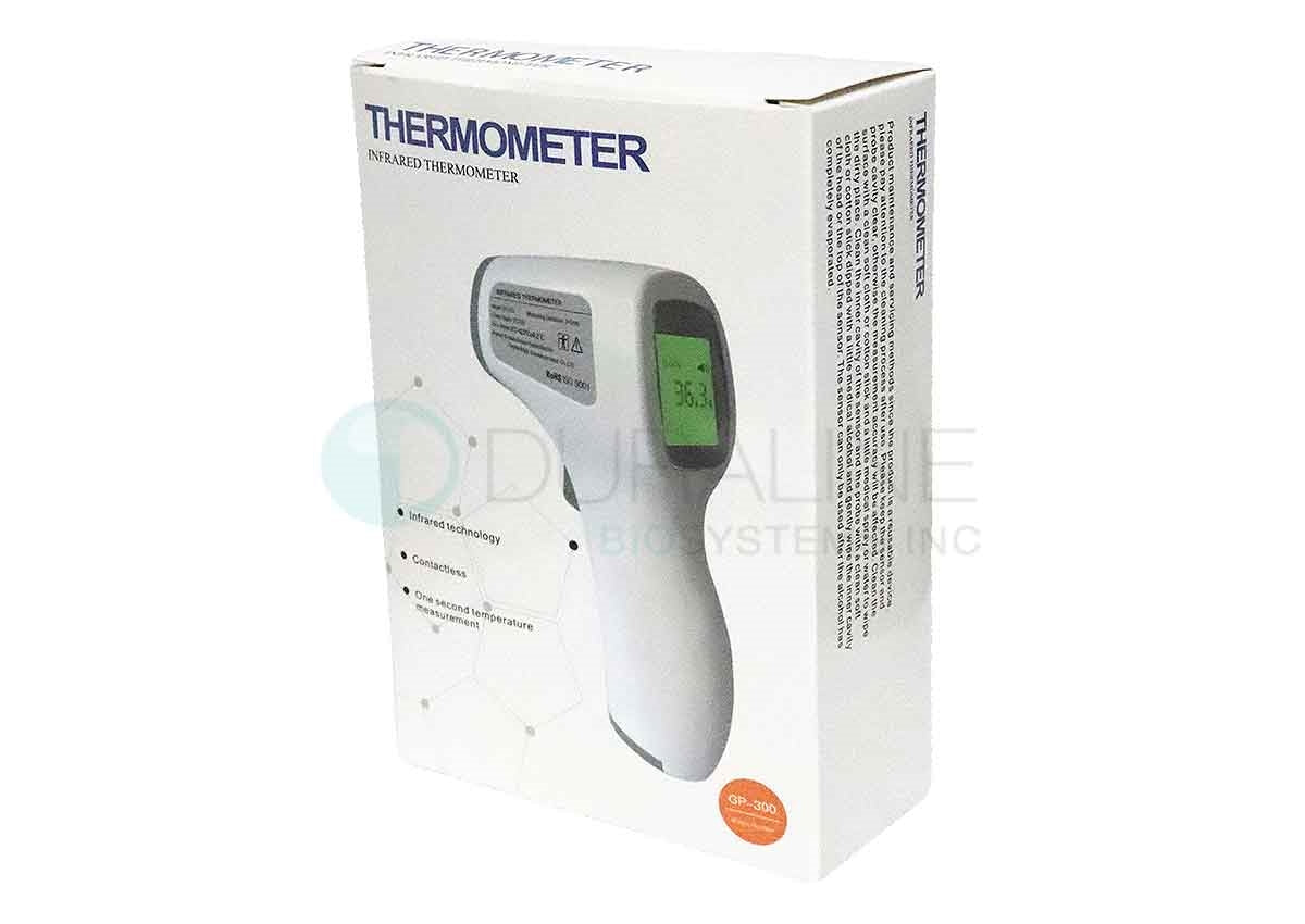 Infrared Forehead Thermometer, Model GP-300, Color-Changing Non-Contact