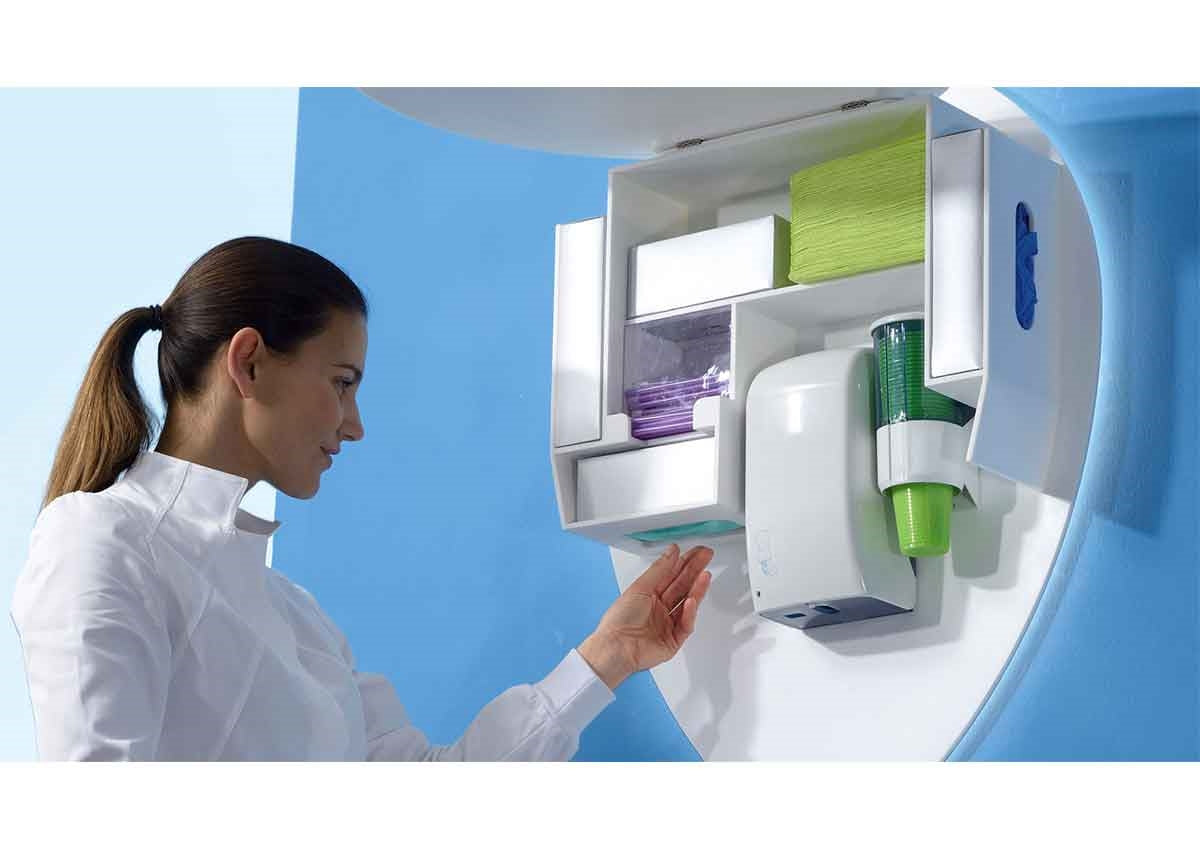 Novo LED Wall Unit for PPE and Hygiene