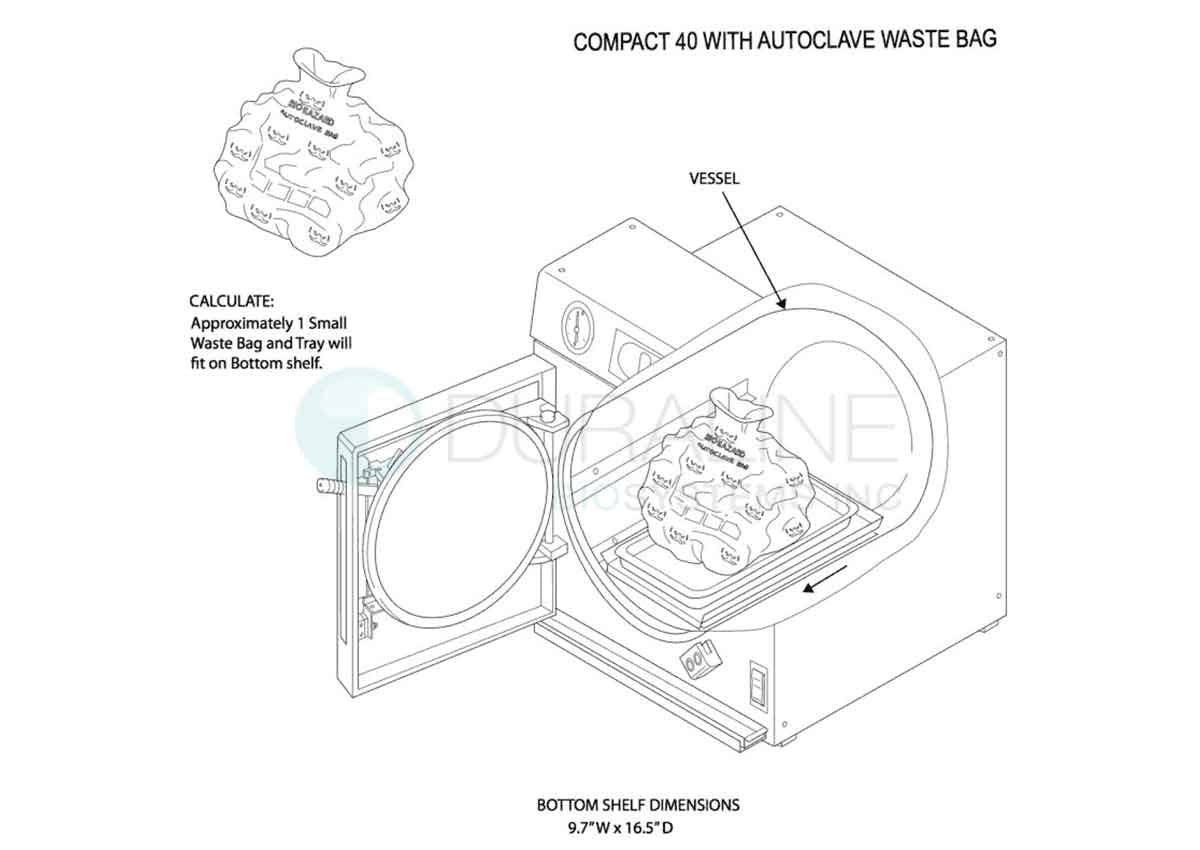 New Priorclave 40L Benchtop Steam Autoclave