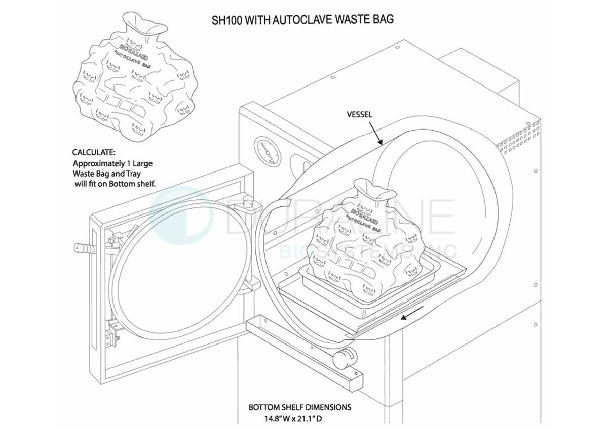 Refurbished Priorclave 100L Front Loading Steam Autoclave