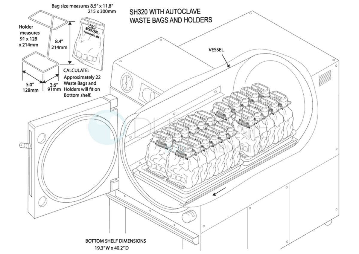 Refurbished Priorclave 320L Front Loading Steam Autoclave