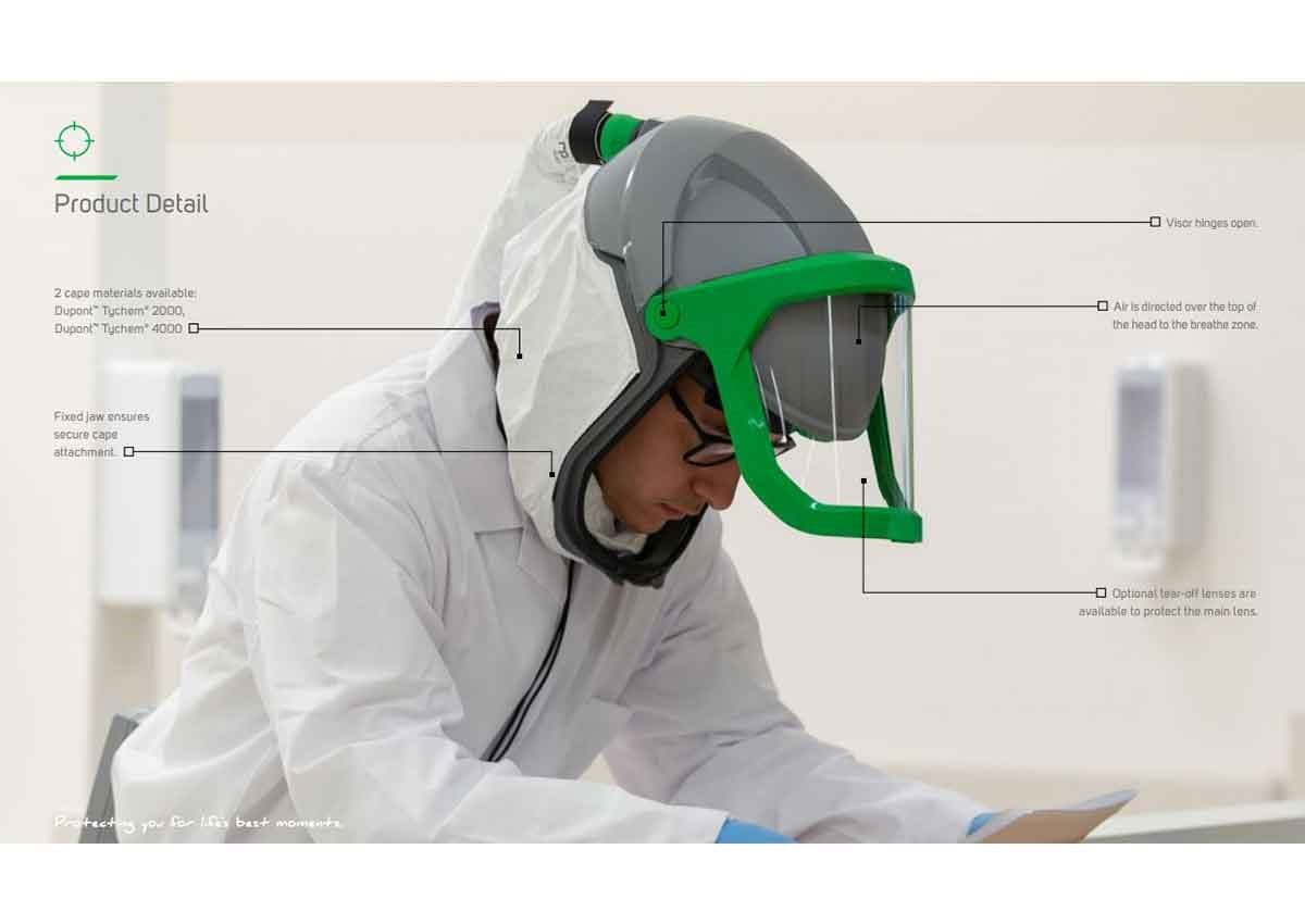 RPB Z-Link Respirator Kit,  RPB 16-018-11 includes PX5 PAPR, Full Face Helmet with Visor