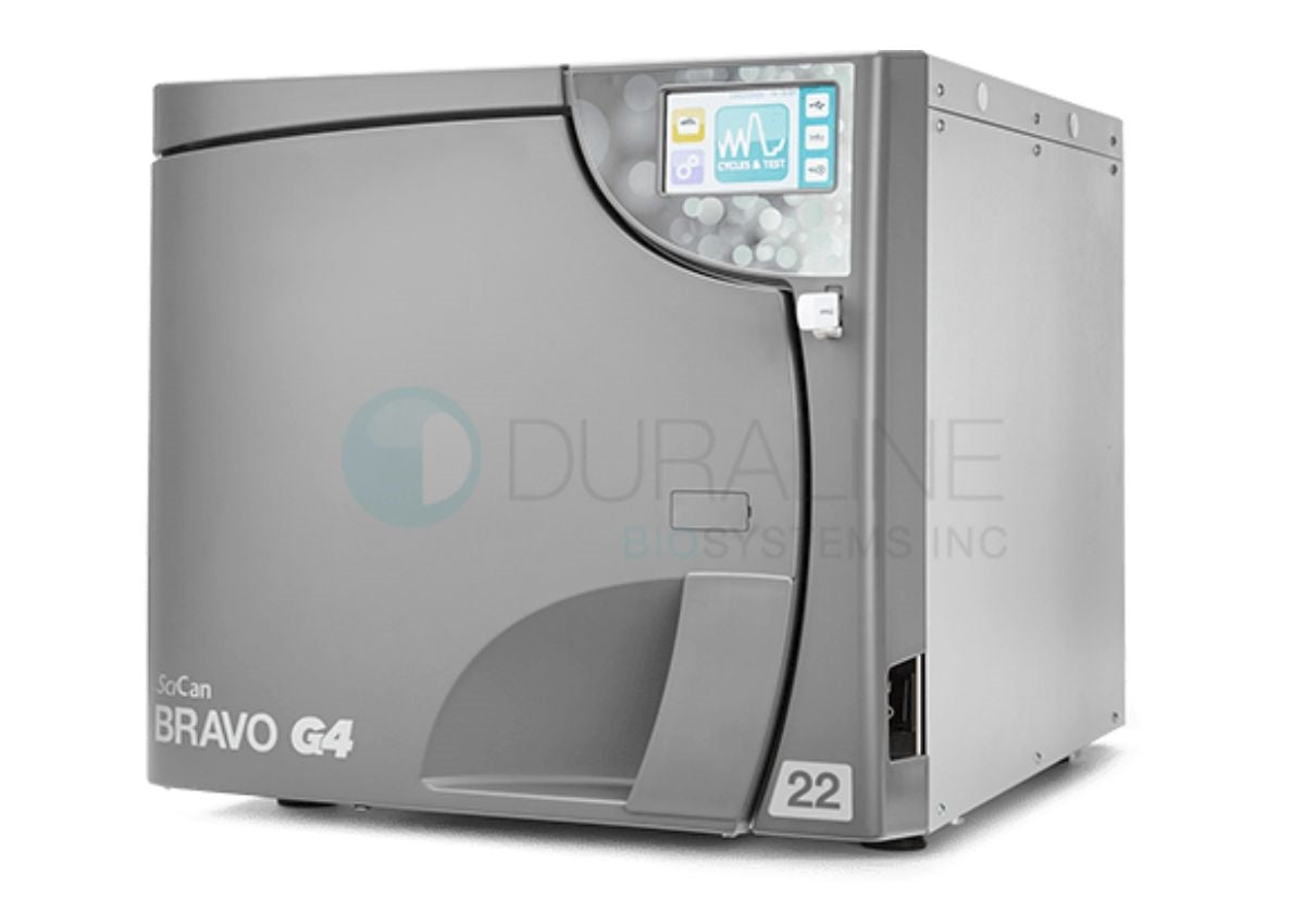 New SciCan Bravo G4 22L Class B Pre-Post Vacuum Autoclave 120V