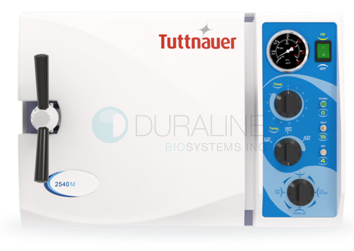 New Tuttnauer 2540M Manual Autoclave Steam Sterilizer