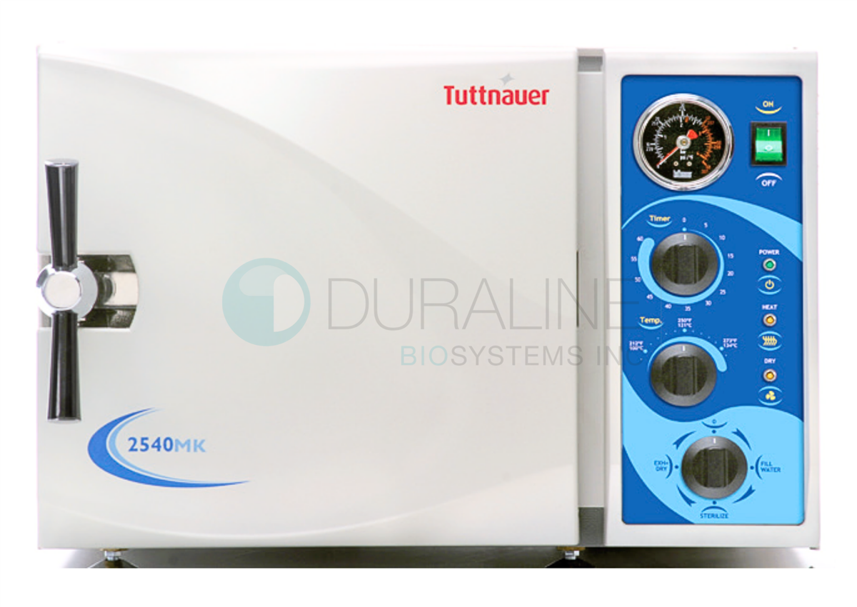 Refurbished Tuttnauer 2540MK Manual Kwiklave Autoclave, Current Model
