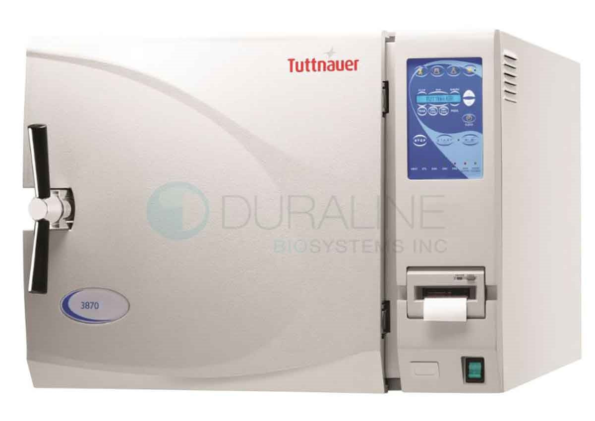 New Tuttnauer 3870EA Autoclave Steam Sterilizer with printer and stand