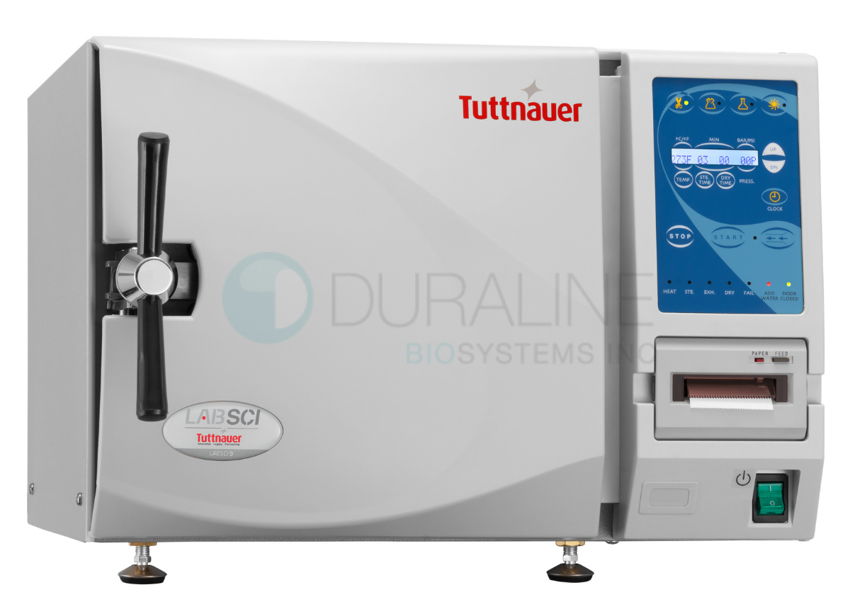 Tuttnauer LabSci 12 Benchtop Autoclave 34.4L or 9 gallon 230V