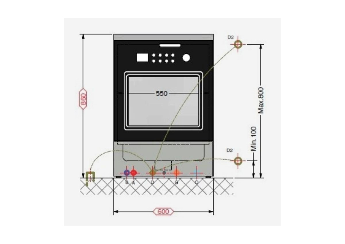 TIVA8 Thermal Washer Disinfector 165L, Narrow Design