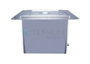 Recessed Ultrasonic Cleaner with heat & basket 10 Liter, 2.64 gallon