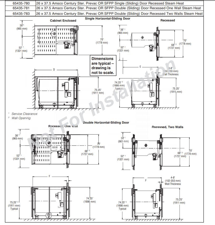 Refurbished Steris Century V160 Steam Sterilizer
