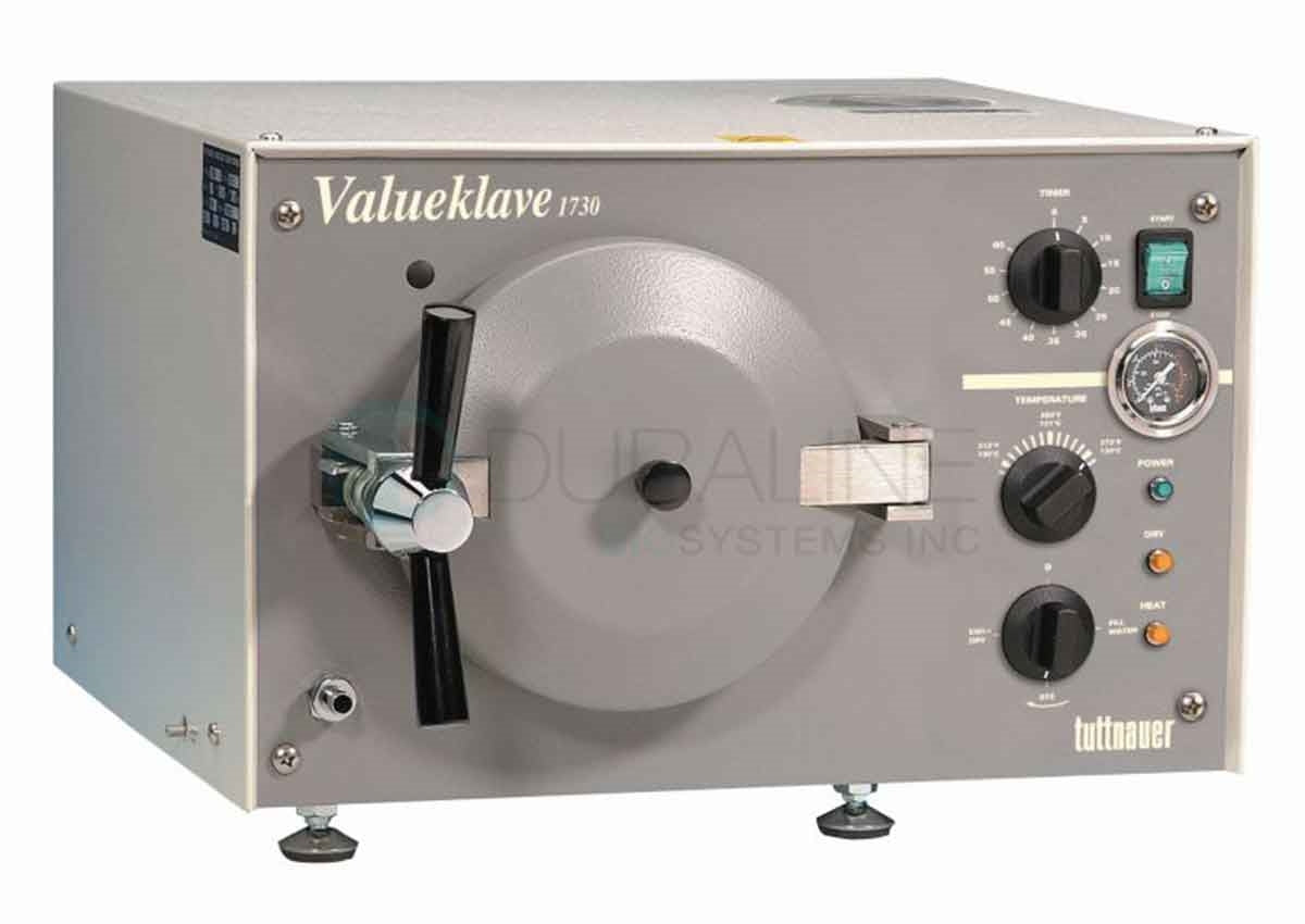 Refurbished Tuttnauer 1730M Manual Valueklave, Previous Model, round gray door