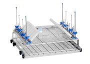 2 levels MIS wash cart