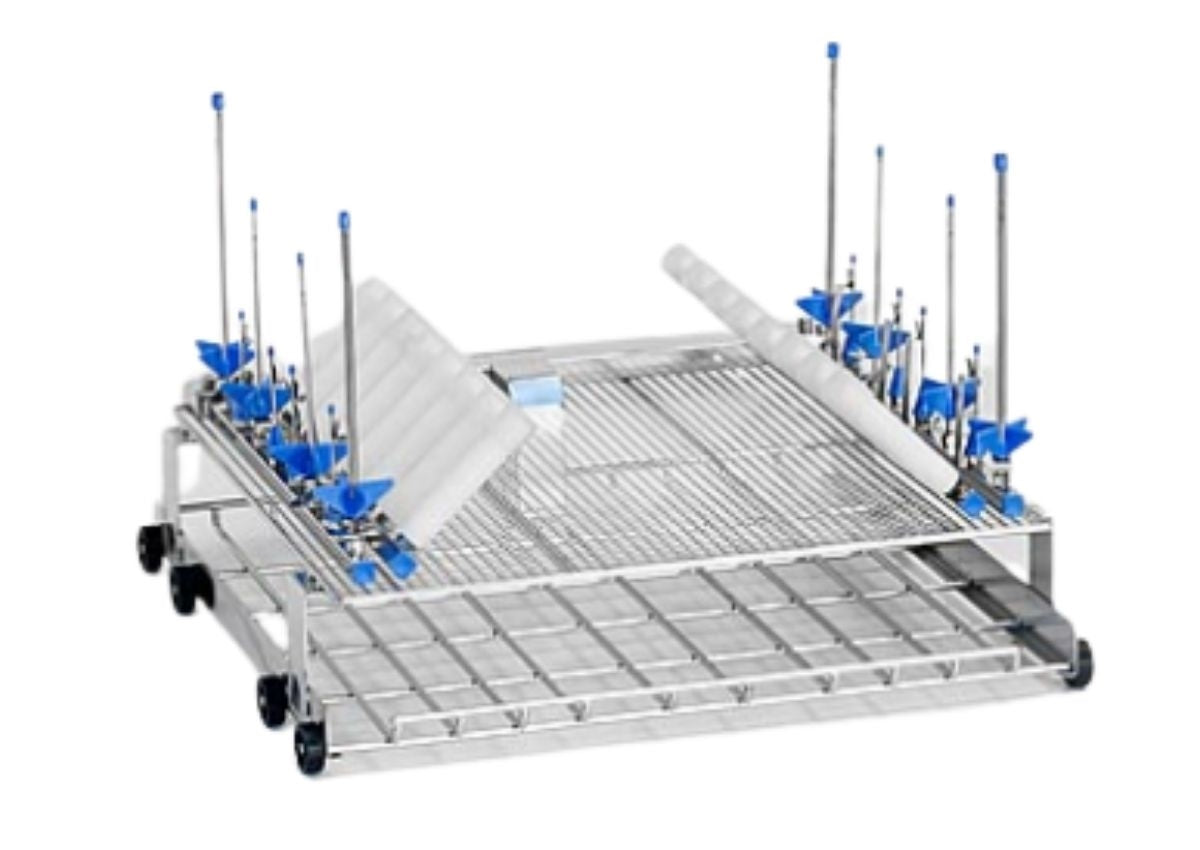 2 levels MIS wash cart