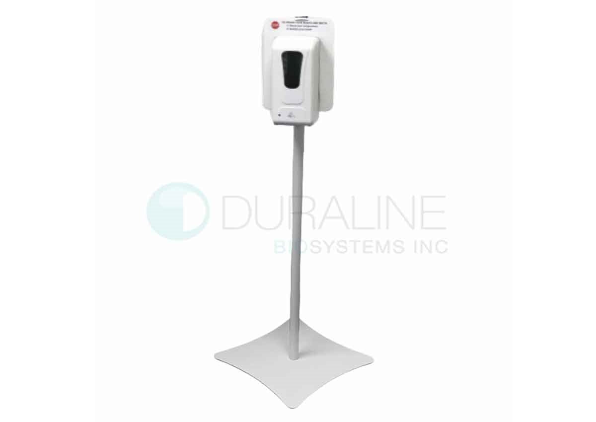 DuraCleanse Hand Sanitizing Station, includes automatic dispenser with stand and one-gallon hand sanitizer