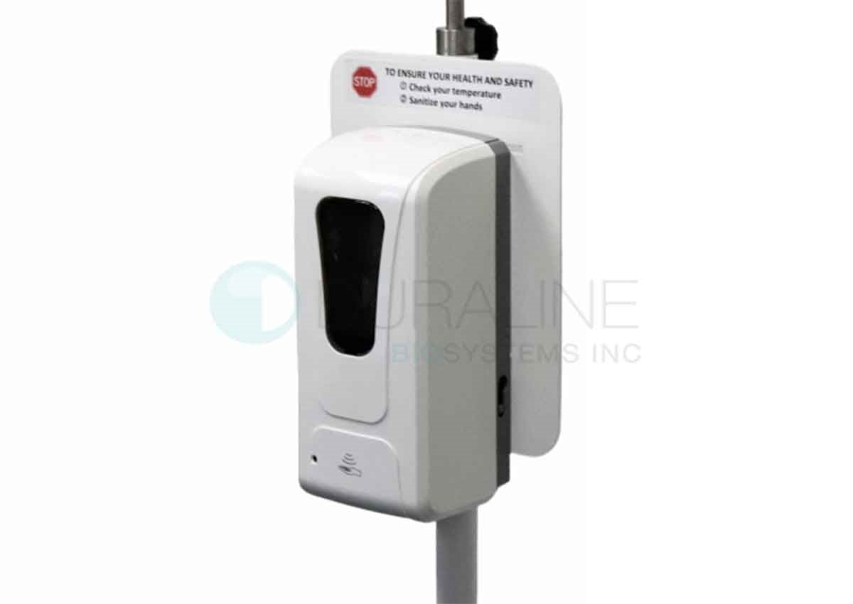 DuraCleanse Hand Sanitizing Station, includes automatic dispenser with stand and one-gallon hand sanitizer