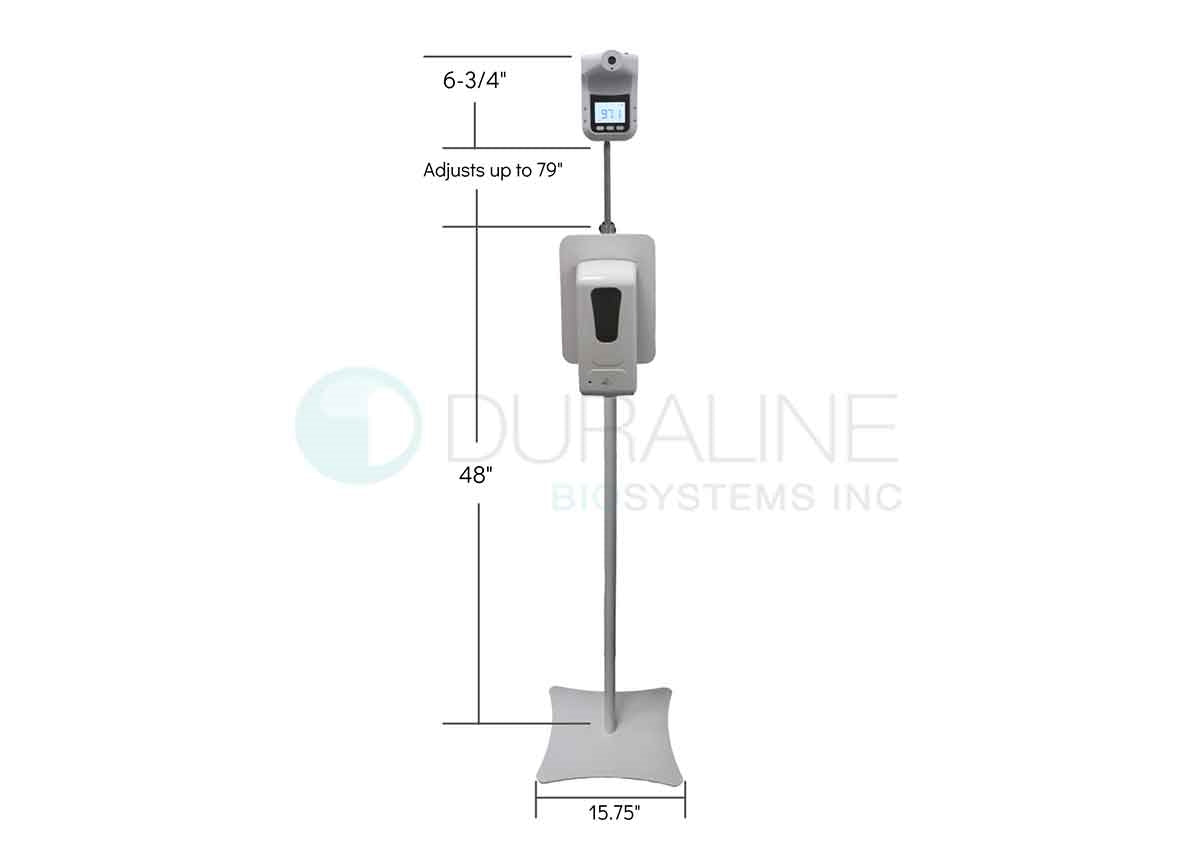 Duracleanse Temperature Check and Sanitizing Station