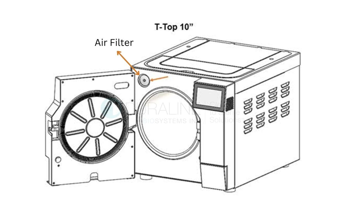 Tuttnauer T-Top 10S Air Filter, RUN823-0030